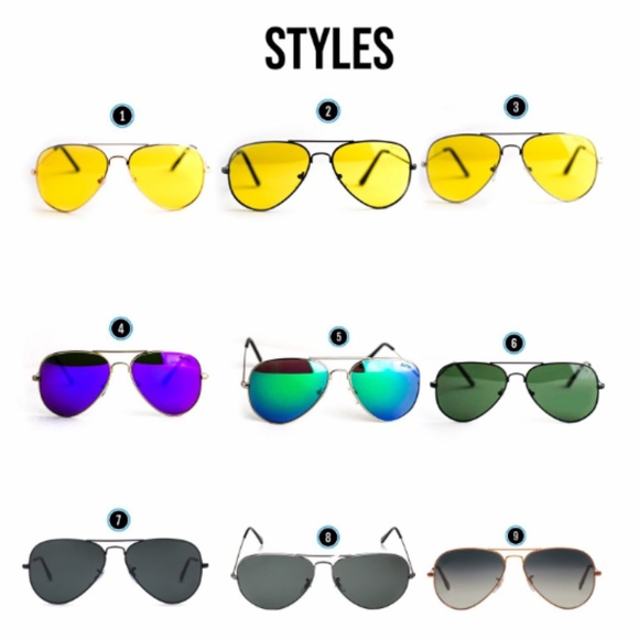 🔥ON SALE🔥⚡️ Rare 90's Aviator Sunglasses⚡️ 😎🌴 - Picture 7 of 8